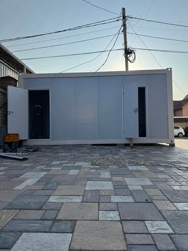 контейнер дома: Бытовой модуль/контейнерное здание (вагончик) - Размер приблизительно — 14