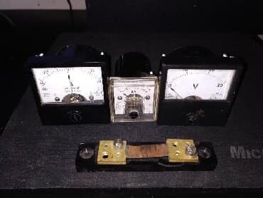 скупка буфера: Амперметры, Вольтметры+Шунты сделано а СССР. Двух полярные — 1