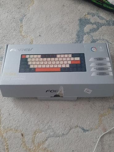 redragon fizz k617: Клавиатура, Forev, Механическая, Проводное подключение, Размер: 65% — 1