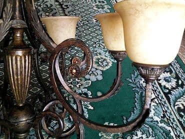 купить люстру в зал: Срочно продаю большую красивую люстру. 6ти рожковая, б\у в отличном — 7