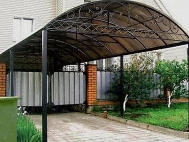 носилки строительные: Сделаем навеси ферма сварочные работ Металлические навесы для — 5