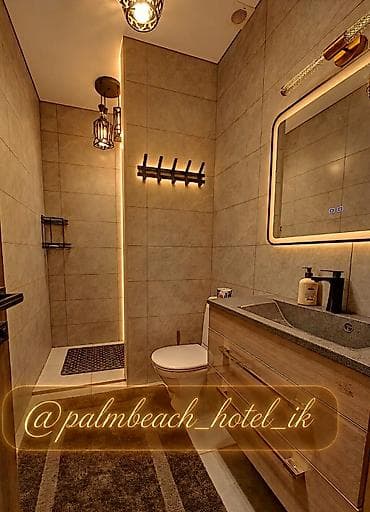 Күндүк ижара: Ысык-Көлдө ижарага батир, Palm Beach, Чок-Тал, 5 орун, Баасы Бүтүндөй турак үй үчүн — 7