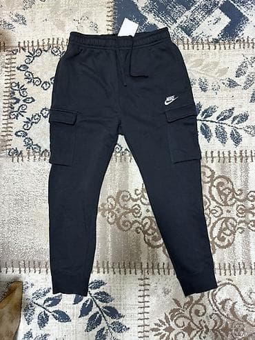 Мужские брюки, M, Nike, Новый, цвет - Черный, Самовывоз, Платная доставка