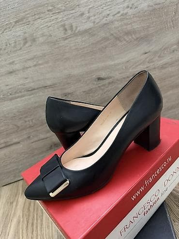 pull and beer: Туфли, 38, Basconi, Б/у, цвет - Черный, Самовывоз, Платная доставка — 2