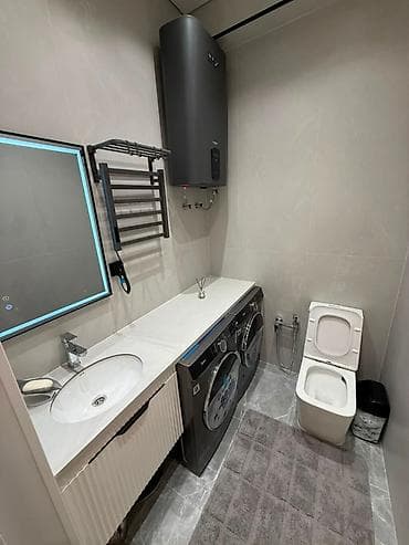 Квартиры: 3 комнаты, 110 м², Асанбай мкр Элитка, 4 этаж, Евроремонт — 7