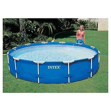 басеены: Каркасный бассейн Intex/Bestway, круглый. Размер: 305 × 76 см. Объем — 3