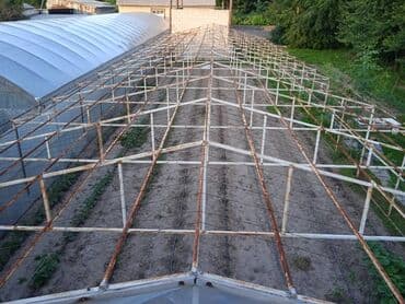копельный полив: ( теплица ). Продаю готовую теплицу. Продаётся только каркас теплицы — 9