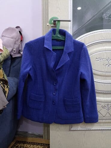 Пиджак, Классическая модель, Кашемир, Стойка-воротник, США, M, L