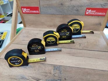 измерительные инструменты: Карманная измерительная рулетка stabila bm-100, длина 3 метра — 4