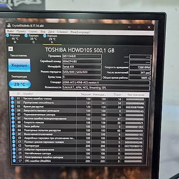 macos: Накопитель для ПК, Новый, Toshiba, HDD, 512 ГБ, 3.5", Для ПК — 7