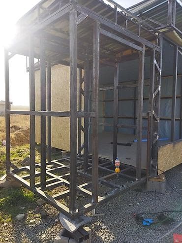 темирден: Чатыр, Эки кабат чатыр, Металл, Профнастил, Жаңы, Орнотуу — 8