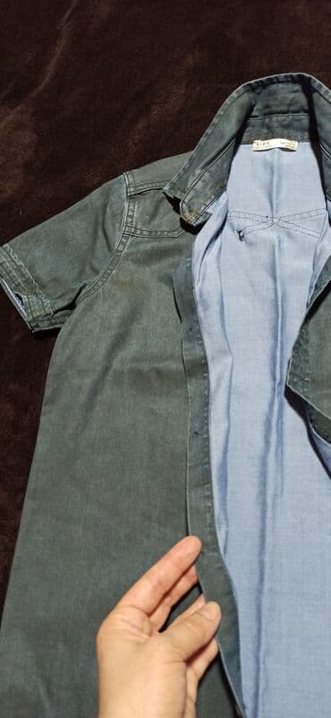 джинсы голубые: Рубашка, цвет - Голубой — 2