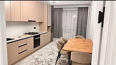 binar: 3 комнаты, 86 м², Асанбай мкр Элитка, 4 этаж, Евроремонт — 5