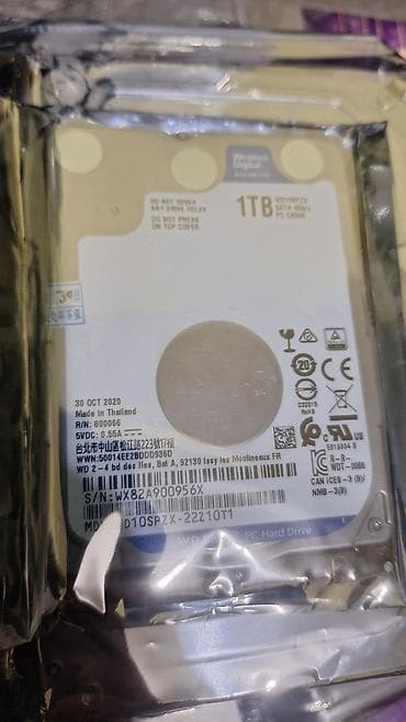 xbox live gold: Накопитель, Western Digital (WD), HDD, 1 ТБ, 2.5", Для ноутбука — 3