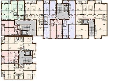 алтын ордо ж м: Курулуп бүткөн, Студия, 44 м² — 4