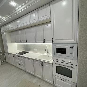 выбрать цвет кухонной мебели: Кухонный гарнитур, цвет - Белый — 2