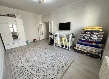 osh flats: 1 комната, 35 м², 105 серия, 5 этаж, Евроремонт — 3