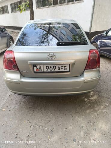 corolla e120: Toyota Avensis: 2003 г., Седан — 3