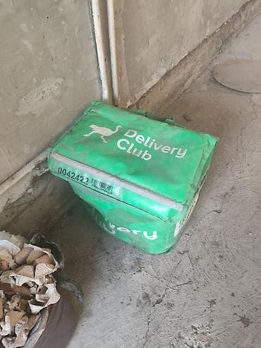 клеить пакеты: Пищевой контейнер, цвет - Зеленый — 1