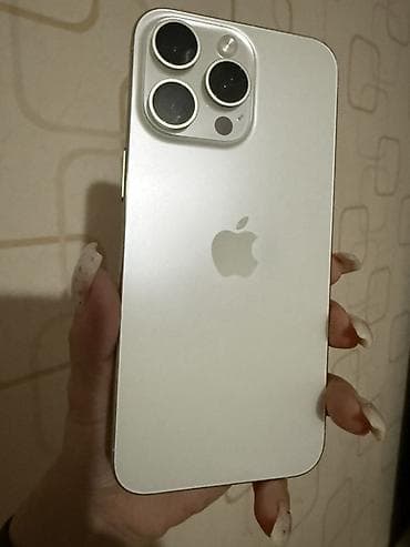 IPhone 15 Pro Max, Б/у, 256 ГБ, White Titanium