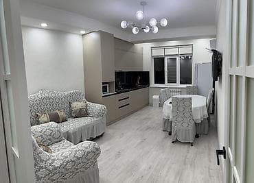 Бөлмөлөр: 2 бөлмө, Кыймылсыз мүлк агенттиги, Чогуу жашоосу жок, Толугу менен эмереги бар — 1