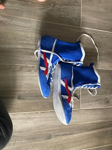 борцовки трико: Мужские кроссовки, 40, Asics, Б/у, цвет - Синий, Самовывоз — 1