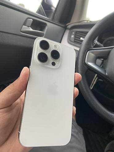 IPhone 15 Pro, White Titanium, 85 %