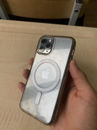 Автоэлектроника: IPhone 11 Pro, Б/у, 256 ГБ, Зеленый, Защитное стекло, Чехол, 100 % — 5