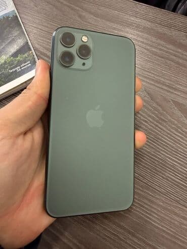 iphone 6 цена в бишкеке цум: IPhone 11 Pro, Б/у, 64 ГБ, Зеленый, Чехол, 73 % — 1