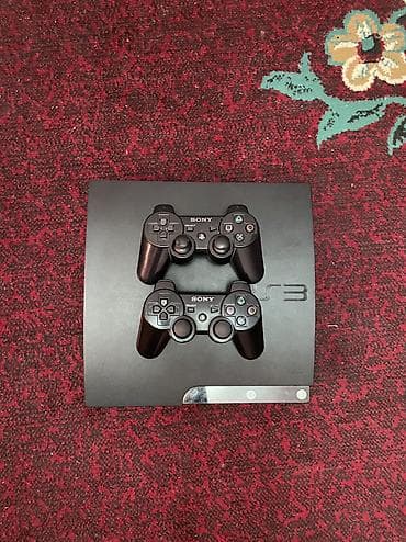 Видеоигры и приставки: Продаю ps3 slim 120gb прошитая есть игры внутри оригинал джойстики 2шт — 2