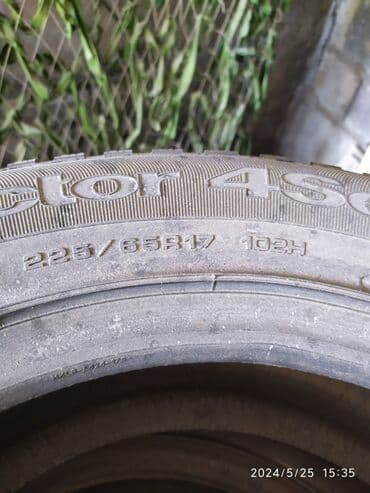 шины для уаз: Шины 225 / 65 / R 17, Всесезонная, Б/у, Комплект, Легковые, Германия, GoodYear — 1
