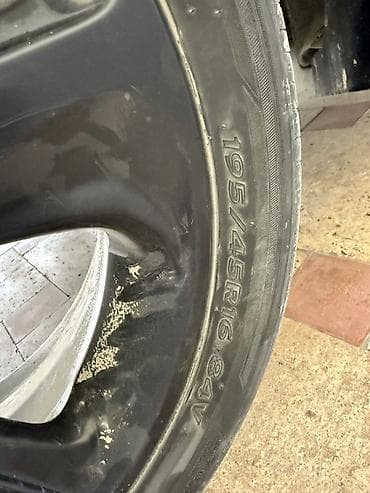 r20 amg: Шины 195 / 45 / R 16, Лето, Б/у, Пара, Легковые, Hankook — 1