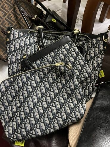 сумки женские брендовые оригинал: Классическая сумка, Dior, Материал: Искусственная кожа, Жёсткая конструкция, Женские — 1