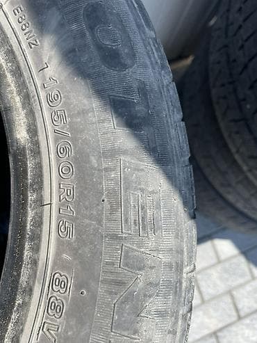 кованые диски r15: Летние б/у шины 195/60 R15
Прошу 4т сом 
Комплект — 2