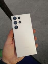 бу рации: Samsung Galaxy S23 Ultra, Колдонулган, 256 ГБ, түсү - Ак, 2 SIM — 1