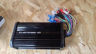 Контроллер для электровелосипеда/электросамоката HLD 48–72V 500W, 12