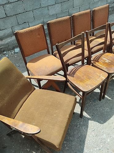 chair table: Стул для зала, Б/у, Дерево — 2