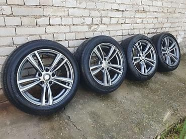Колеса в сборе 225 / 50 / R 17, Лето, Б/у, Комплект, Легковые, Литые, отверстий - 5