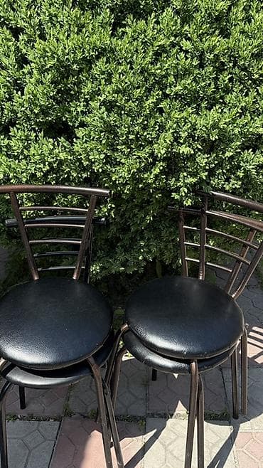 Табуретки: Барный стул, Б/у, Железо — 3