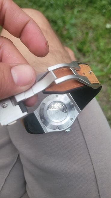 Аксессуарлар: Часы Hublot (Geneve), скелетон - Механика с автоподзаводом, видимый — 5