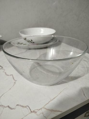 продам бу кухонный гарнитур: Тарелки почти новые некоторые не пользование -100 сом за шт. кесе-150 — 2