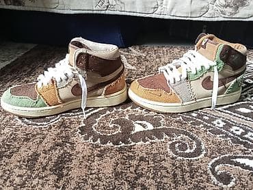 Мужские кроссовки, 37, Nike, Б/у, цвет - Коричневый — 2