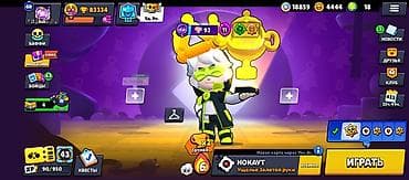 neta v: Brawl Stars аккаунт высокого уровня Основное: - Путь к славе: 83 334 — 9
