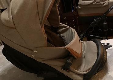 viki коляска: Прогулочный блок детской коляски (бежевый меланж) - Вместительный — 2