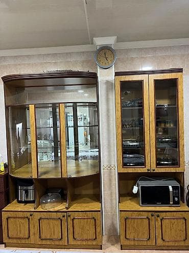 Кухонный гарнитур, цвет - Коричневый, ДСП