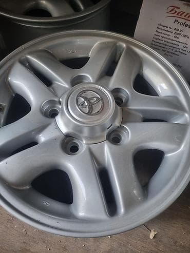 шиповка шин: Литые Диски R 16 Toyota, Комплект, отверстий - 5, Б/у — 6