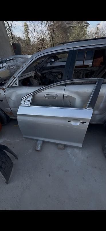 sonata 2014: Соната нюрайс левая дверь для легкового автомобиля, цвет серебристый — 2