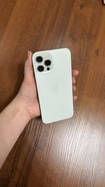 iphone 11 pro max чехол: IPhone 12 Pro Max, Б/у, 128 ГБ, Белый, 81 % — 2