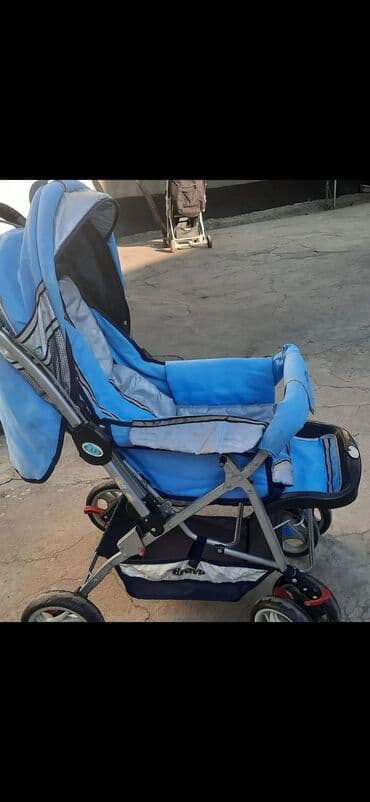детская летняя коляска трость: Коляска, Б/у — 5