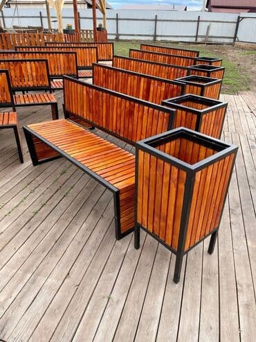 купить диван в бишкеке: Комплект садовой мебели, Металл — 23